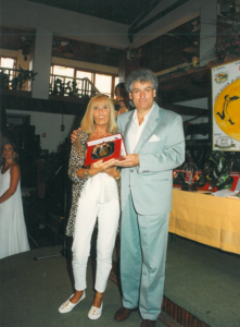 1994 - Forte dei Marmi, La Capannina - Fiamma Breschi con Gherardo Guidi
