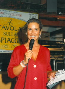1994 - Forte dei Marmi, La Capannina - Mariagela Fagioli alla premiazione