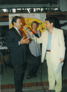 1995 - Forte dei Marmi, La Capannina - Il direttore de La Nazione Francesco Carrassi