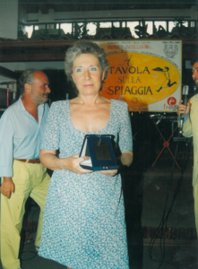 1995 - Forte dei Marmi, La Capannina - La scrittrice Francesca Duranti