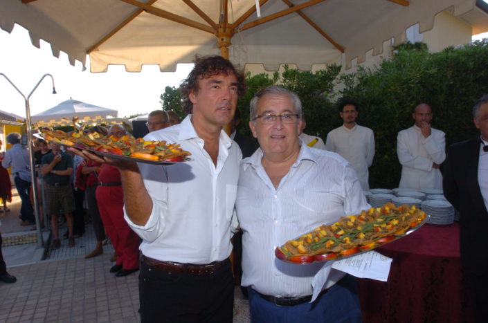 2005 - Forte dei Marmi – bagno Roma di Levante Massimo Giletti e Guido Guidi 2