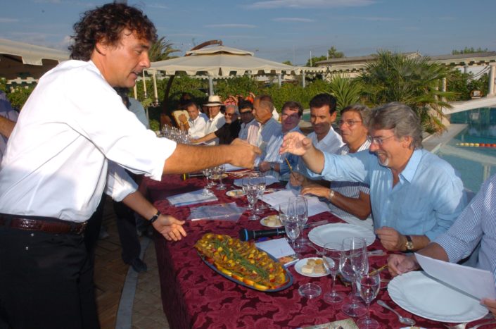 2005 - Forte dei Marmi – bagno Roma di Levante Massimo Giletti e Marco Columbro