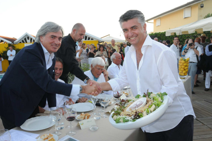 2008 - Forte dei Marmi – Bagno Roma di Levante - I 2 sindaci_ Umberto Buratti e Massimo Mallegni